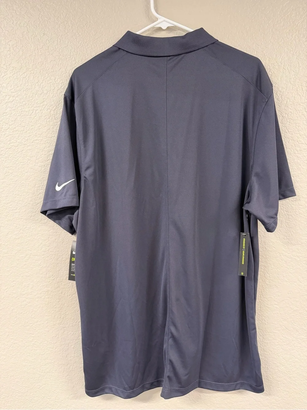 Nike Men’s Dri-FIT Polo - Dark Grey - Picture 4 of 8